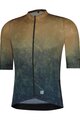 SHIMANO Tricou de ciclism cu mânecă scurtă - EVOLVE - bej/albastru