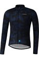 SHIMANO Tricou de ciclism cu mânecă lungă de vară - VERTEX TEAM LONG - negru