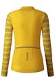 SHIMANO Tricou de cilism pentru iarnă cu mânecă lungă - KAEDE PRINTED LONG - galben