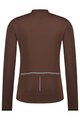 SHIMANO Tricou de ciclism cu mânecă lungă de vară - VERTEX THERMAL LONG - maro