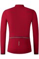 SHIMANO Tricou de ciclism cu mânecă lungă de vară - VERTEX THERMAL LONG - roșu