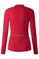 SHIMANO Tricou de cilism pentru iarnă cu mânecă lungă - KAEDE THERMAL LONG - roz
