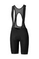 SHIMANO Pantaloni scurți de ciclism cu bretele - YURI - negru
