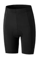 SHIMANO Pantaloni scurți de ciclism fără bretele - INIZIO - negru