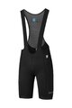 SHIMANO Pantaloni scurți de ciclism cu bretele - EVOLVE - negru