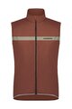 SHIMANO Vestă de ciclism - EVOLVE WIND INSULATED - maro