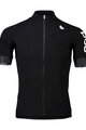 POC Tricou de ciclism cu mânecă scurtă - RESISTANCE ULTRA ZIP - negru