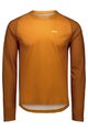POC Tricou de ciclism cu mânecă lungă de vară - MOTION AIR L/S - maro