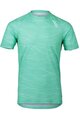 POC Tricou de ciclism cu mânecă scurtă - MTB PURE - verde