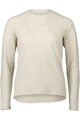 POC Tricou de ciclism cu mânecă lungă de vară - REFORM ENDURO - alb