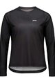 POC Tricou de ciclism cu mânecă lungă de vară - MOTION AIR L/S - negru