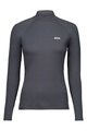 POC Tricou de ciclism cu mânecă lungă - MOCK NECK JERSEY W - gri
