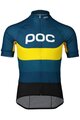 POC Tricou de ciclism cu mânecă scurtă - ESSENTIAL ROAD LOGO - galben/albastru