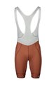 POC Pantaloni scurți de ciclism cu bretele - PURE  - maro