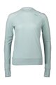 POC Tricou de cilism pentru iarnă cu mânecă lungă - LIGHT MERINO - verde deschis
