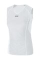 GORE Tricou de ciclism fără mâneci - M GWS BL - alb