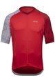 GORE Tricou de ciclism cu mânecă scurtă - C5 - roșu/alb
