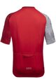 GORE Tricou de ciclism cu mânecă scurtă - C5 - roșu/alb