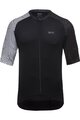 GORE Tricou de ciclism cu mânecă scurtă - C5 - alb/negru