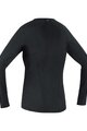 GORE Tricou de ciclism cu mânecă lungă - M WMN BL THERMO LS - negru