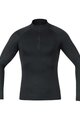 GORE Tricou de ciclism cu mânecă lungă - M BL THERMO TURTLENECK - negru