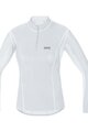 GORE Tricou de ciclism cu mânecă lungă - GWS BL THERMO - alb