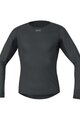 GORE Tricou de ciclism cu mânecă lungă - M GWS BL THERMO LS - negru