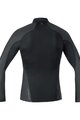 GORE Tricou de ciclism cu mânecă lungă - M GWS BL THERMO TURTLENECK - negru