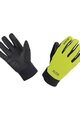 GORE Mănuși cu degete lungi de ciclism - C5 GTX THERMO - galben