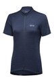 GORE Tricou de ciclism cu mânecă scurtă - C3 WMN - albastru
