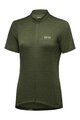 GORE Tricou de ciclism cu mânecă scurtă - C3 WMN - verde