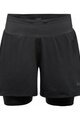 GORE Pantaloni scurți de ciclism fără bretele - R5 2IN1 - negru