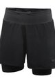 GORE Pantaloni scurți de ciclism fără bretele - R5 2IN1 - negru