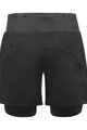 GORE Pantaloni scurți de ciclism fără bretele - R5 2IN1 - negru