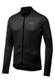 GORE Tricou de cilism pentru iarnă cu mânecă lungă - C3 THERMO - negru