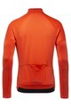 GORE Tricou de cilism pentru iarnă cu mânecă lungă - C3 THERMO - portocaliu