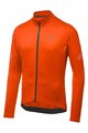 GORE Tricou de cilism pentru iarnă cu mânecă lungă - C3 THERMO - portocaliu