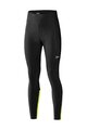 GORE Pantaloni de ciclism lungi fără bretele - PROGRESS THERMO - negru/galben