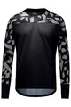 GORE Tricou de ciclism cu mânecă lungă - TRAILKPR - negru/gri