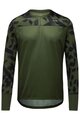 GORE Tricou de ciclism cu mânecă lungă - TRAILKPR - negru/gri