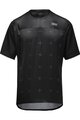 GORE Tricou de ciclism cu mânecă scurtă - TRAILKPR DAILY - negru