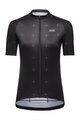 GORE Tricou de ciclism cu mânecă scurtă - DAILY WMN - negru/alb