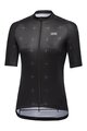 GORE Tricou de ciclism cu mânecă scurtă - DAILY WMN - negru/alb