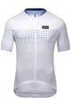 GORE Tricou de ciclism cu mânecă scurtă - GRID FADE 2.0 - alb/albastru