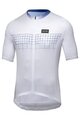 GORE Tricou de ciclism cu mânecă scurtă - GRID FADE 2.0 - alb/albastru