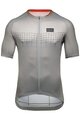 GORE Tricou de ciclism cu mânecă scurtă - GRID FADE 2.0 - gri/portocaliu