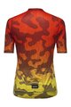 GORE Tricou de ciclism cu mânecă scurtă - RAIN CAMO WMN - portocaliu/galben