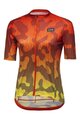 GORE Tricou de ciclism cu mânecă scurtă - RAIN CAMO WMN - portocaliu/galben