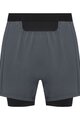 GORE Pantaloni scurți de ciclism fără bretele - CONCURVE 5” 2IN1 - gri