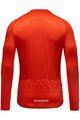 GORE Tricou de cilism pentru iarnă cu mânecă lungă - SPINSHIFT - roșu